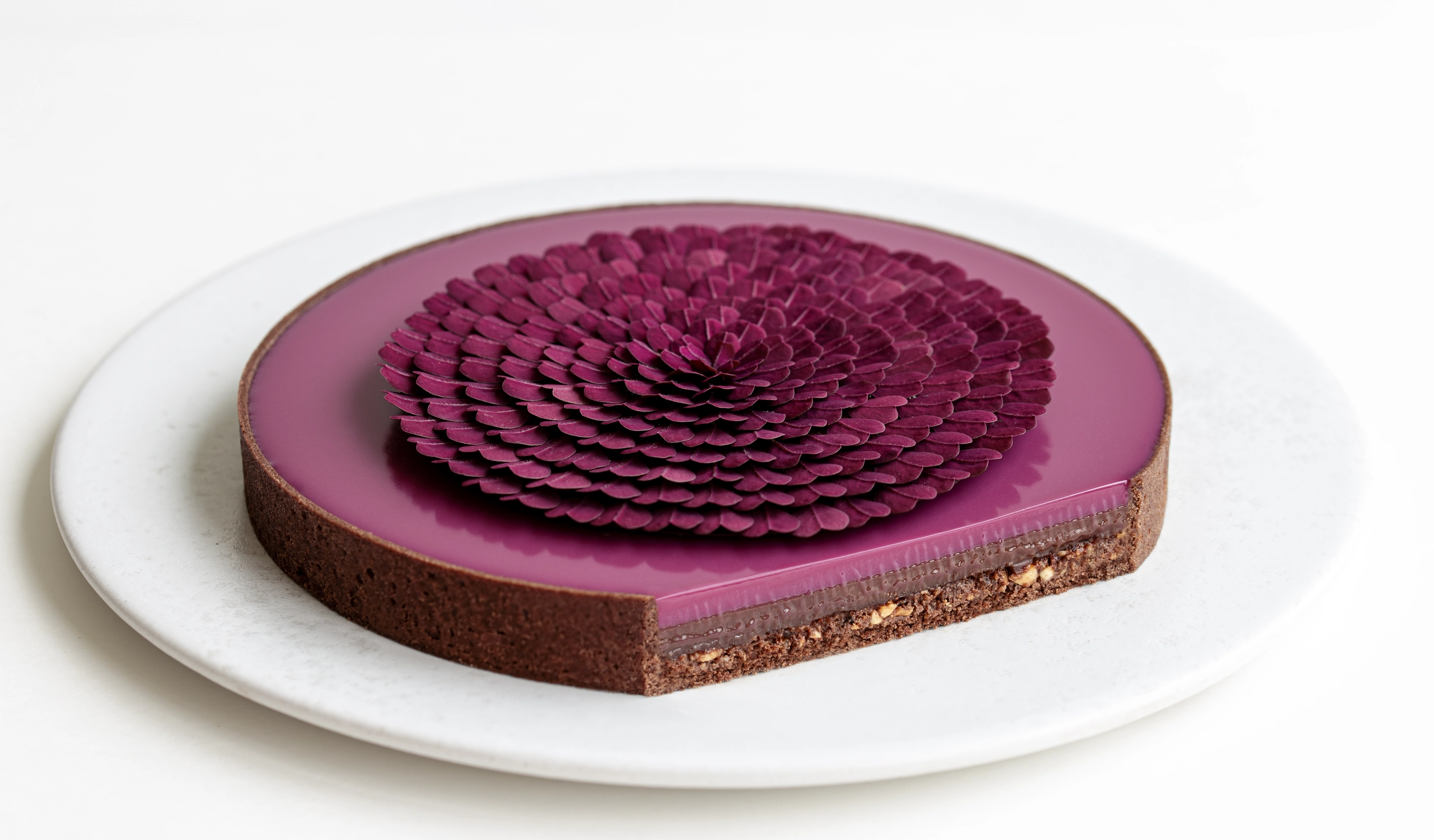 BLACKBERRY HAZELNUT CHOCOLATE TART